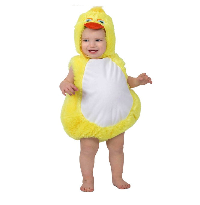 🦆 Costume Baby Papero - Un Soffice Amico per il Primo Carnevale! ✨