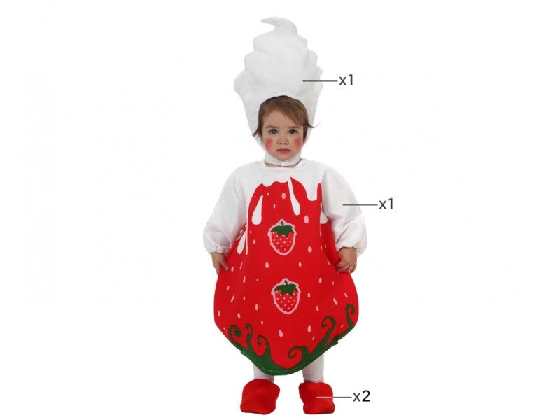 Costume Baby Bebè Fragolina