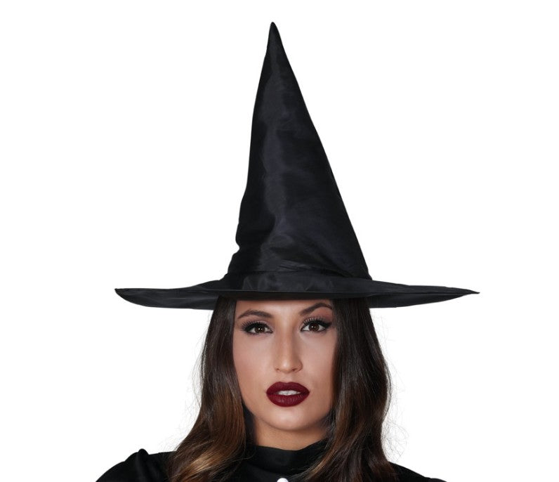 🧙 Cappello da Strega Nero per Adulti – Accessorio Halloween Classico ✨