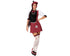 Costume Donna Scozzese Rossa Tg 44/46