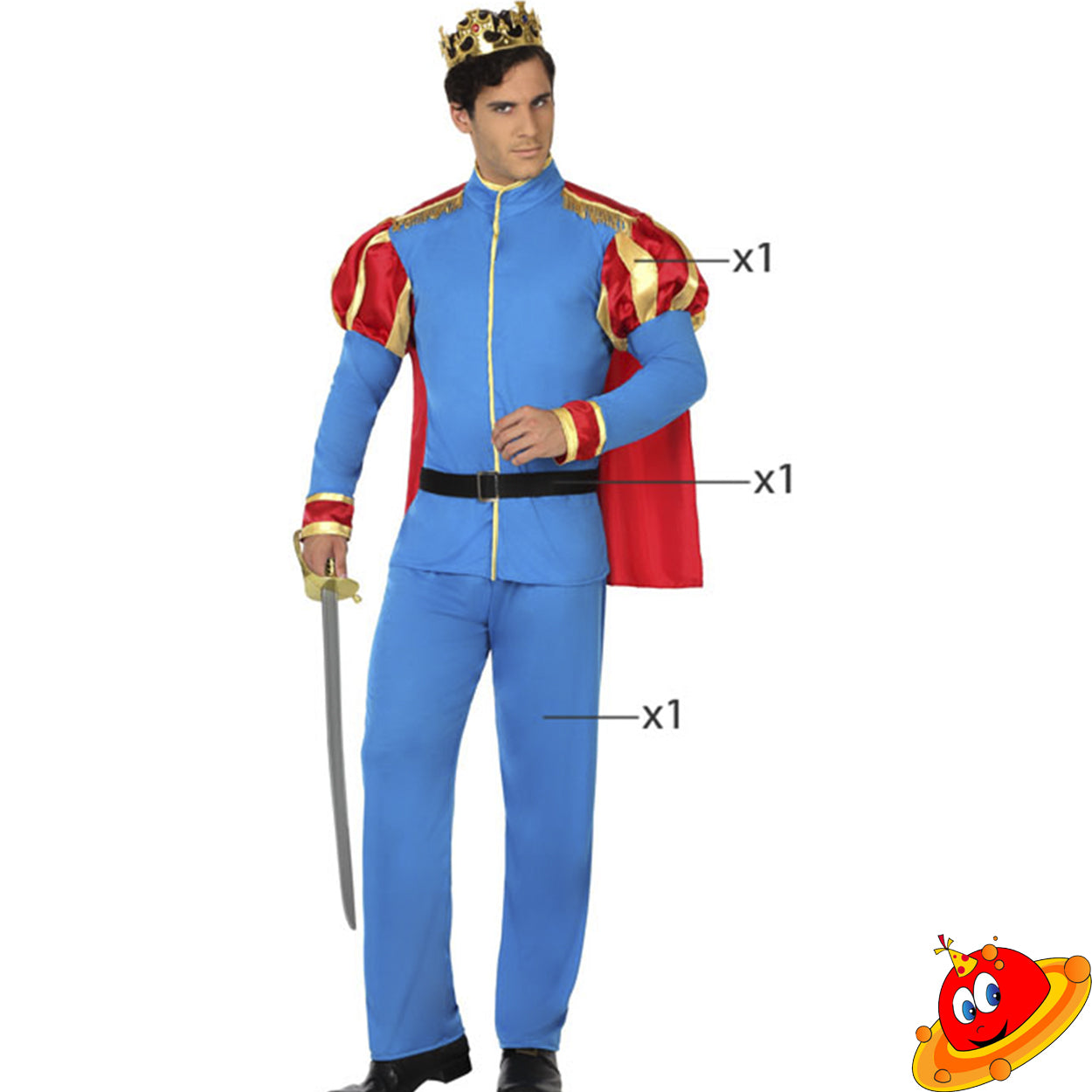 Costume Uomo Principe Azzurro Tg 52/58