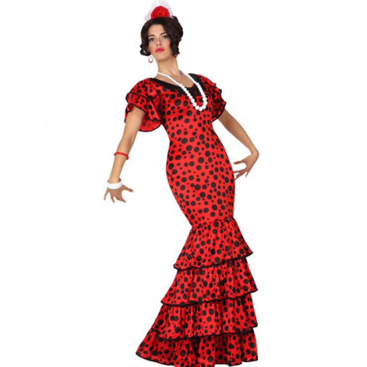 Costume Donna Flamenco Spagnola Tg 44/46