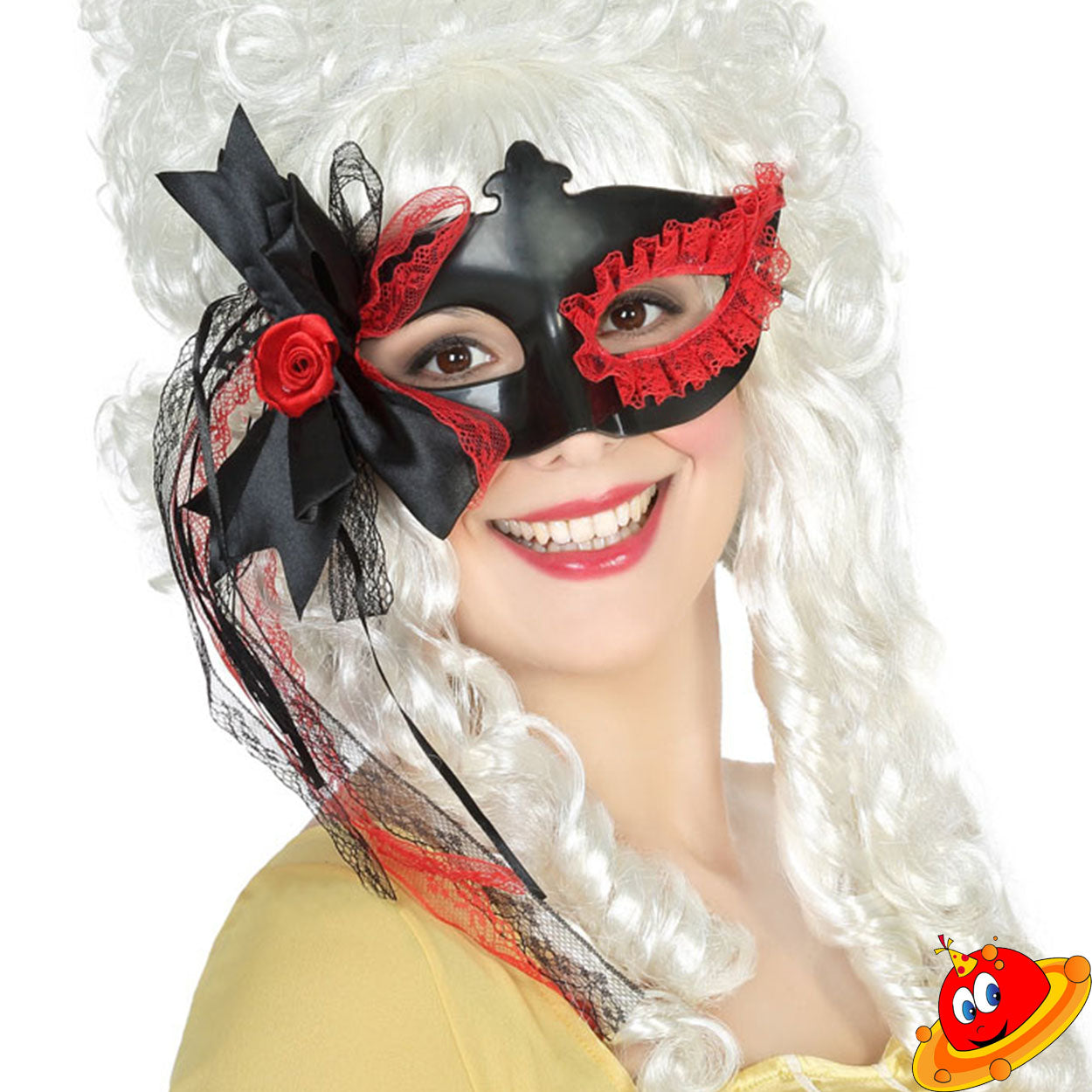 Travestimento Halloween Carnevale Maschera Donna Veneziana
