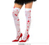 Travestimento Halloween Collant Infermiera Parigine con sangue