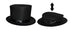 🎩 Universo in Festa: Cilindro Nero Pieghevole a Molla (Chapeau Claque) 🪄