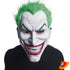 Halloween Maschera The Joker con capelli verdi