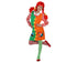 Costume Carnevale Bambina Pippi Calze Lunghe Tg 3/12A