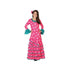 Costume Bambina Flamenco Spagnola Gitana Rosa Tg 3/12A