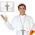 Croce da cm 20 con catena Prete Papa Ecclesiastico