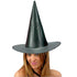 Travestimento Horror Halloween Cappello Strega Nero taffetà Donna