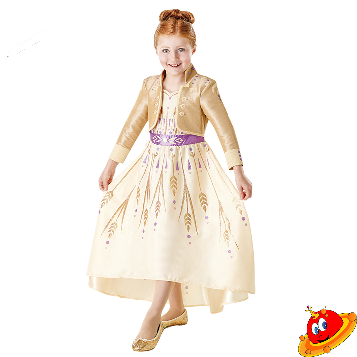 Costume Bambina Anna Frozen 2 Disney Prologue Tg 5/6 A