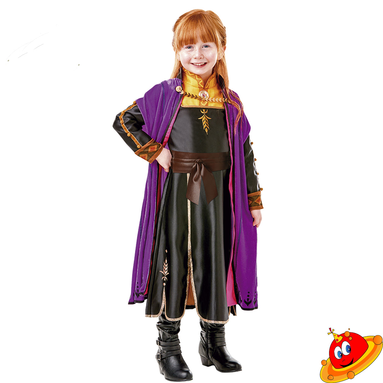 Costume Bambina Anna Frozen 2 Premium Disney Tg 3/5 A
