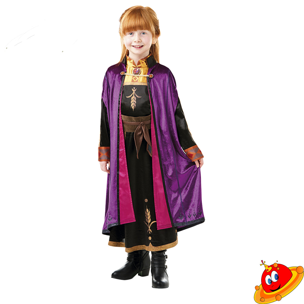 Costume Bambina Anna Frozen 2 Lusso Disney Tg 7/8 A
