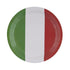 Gadget tifosi Italia piattini tricolore cm 23 conf.8 pz