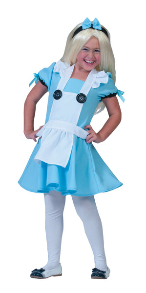 Costume adolescente intelligente Alice nel Paese delle Meraviglie libro  bambina