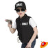 Costume Bambino Poliziotto Forze Speciali Swat Tg 5/12 A