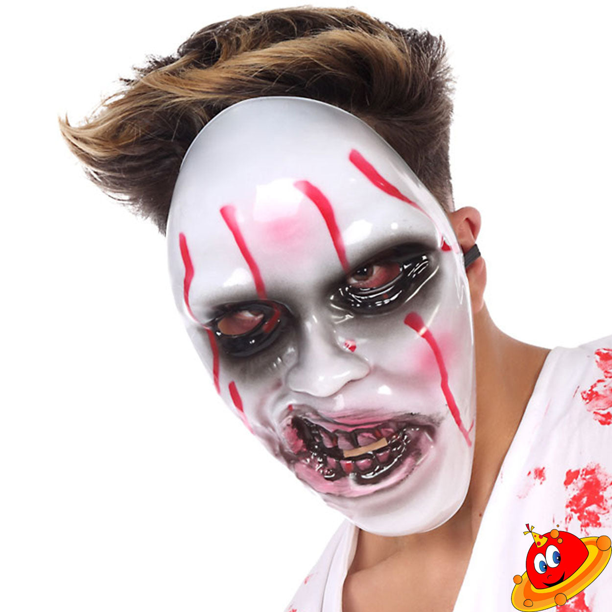 Travestimento Halloween Carnevale Maschera Zombie