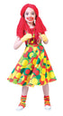 Costume Gonna Hippie Clown Tg 7/9A