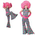 Costume Bambina Jump Suite Disco 80 Hippie Anni 60