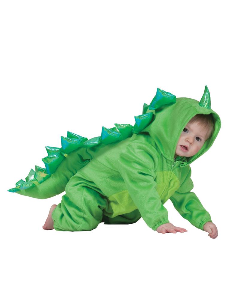 Costume Baby Bebè Dinosauro Verde