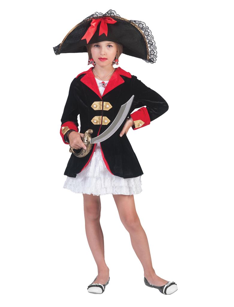 Costume Bambina Pirata Penny Piratessa Tg 5/12 A