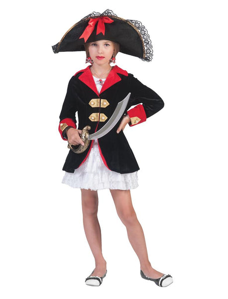 Costume Bambina Pirata Sailor Tg 7/9 A – Universo In Festa