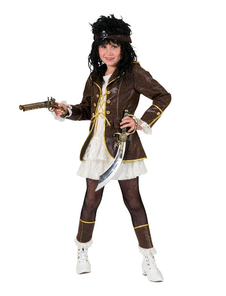 Costume Bambina Pirata Lady Jack Tg 5/9A – Universo In Festa