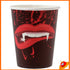 Decorazione Party Horror Halloween Bicchieri Bocca Vampiro  conf. 6 pz 200cc