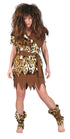 Costume Donna Neanderthal Primitiva Tg 36/38