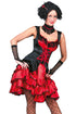 Costume Donna Burlesque Saloon Can Can 32-38