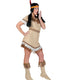Costume Donna Nativa Americana Pocahontas Indiana Tg 32/46