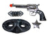 Pistola Cartucciera Stella Maschera Cow Boy Far West