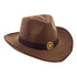 Cappello con sottogola in tessuto Sceriffo Cow Boy Far West