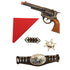 Pistola Colt Stella Foulard Pallottole travestimento sceriffo