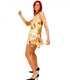 Costume Charleston Disco Dance Dorato 36-46