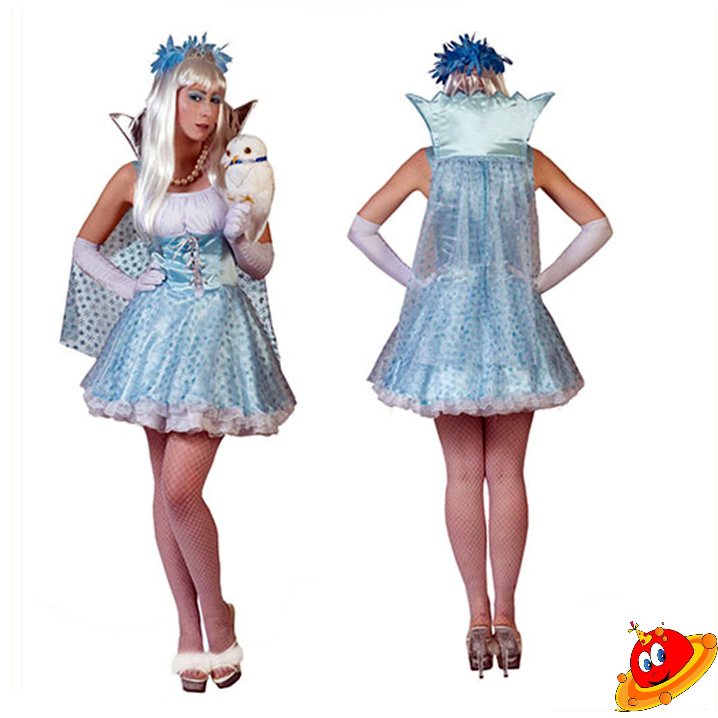 Costume Donna Principessa Ice Quenn Forzen Tg 36/38
