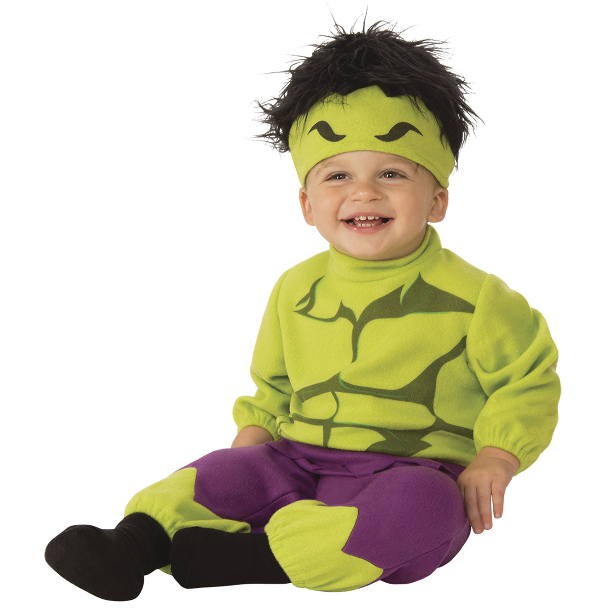 Costume Baby Bebe Incredibile Hulk 6/12mesi