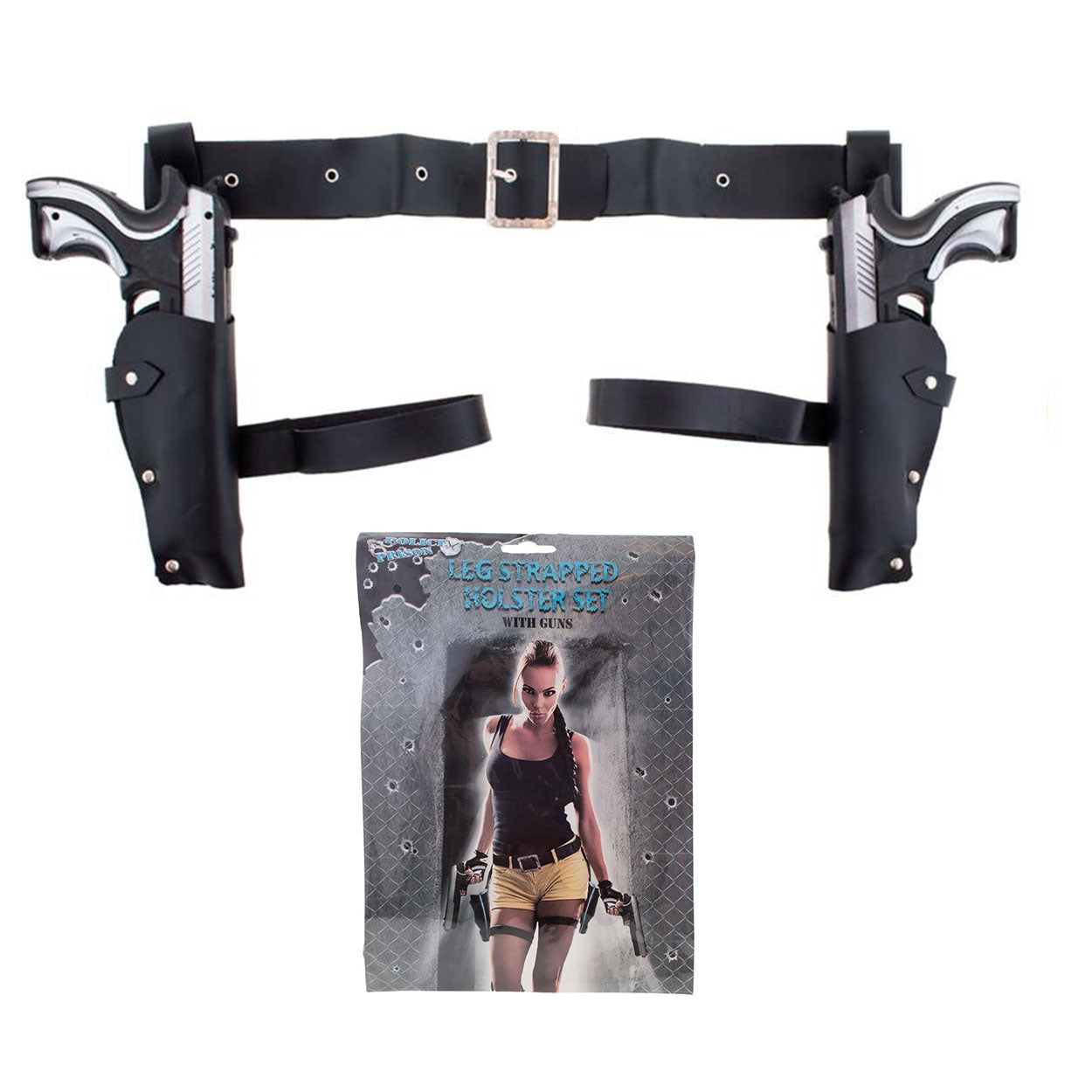 Travestimento Lara Croft Tomb Raider Cinturone con pistole