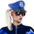 Cappello Blu Elettrico Super Poliziotta
