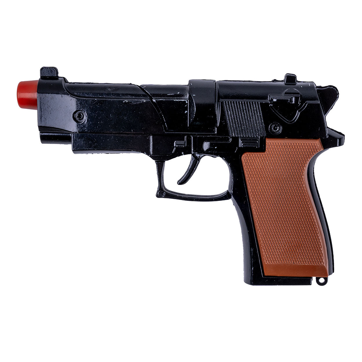 Pistola Beretta metallo nera con luce e suono