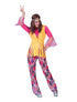 Costume Donna Disco Hippie Tg 34/42