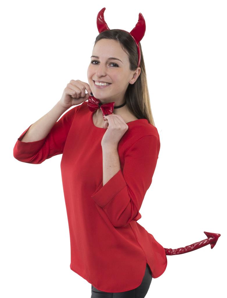 Travestimento Halloween Diavoletta Donna