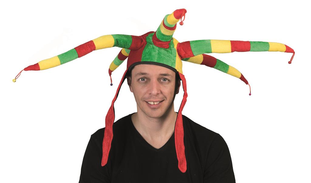 🤪 Universo in Festa: Berretto da Giullare/Buffone a Punte Lunghe Multicolori 🥳