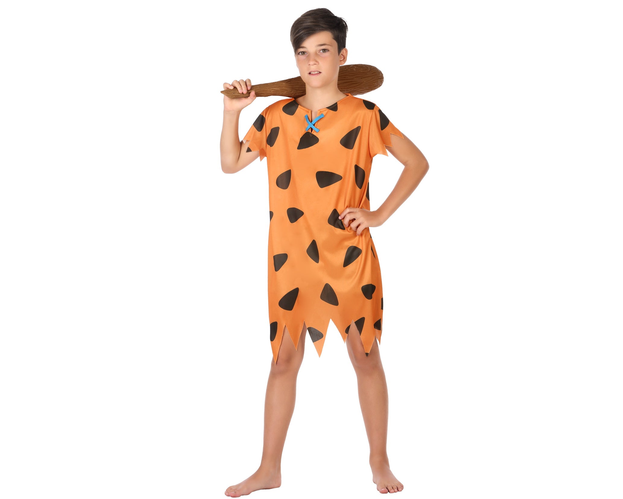 Costume Bambino Primitivo Neanderthal Flintstones Fred Tg 3/7A