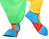 Soprascarpa Clown in tessuto cm 26