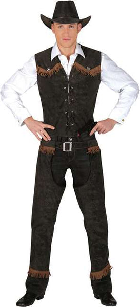 Costume da cowboy texano con gilet per donna