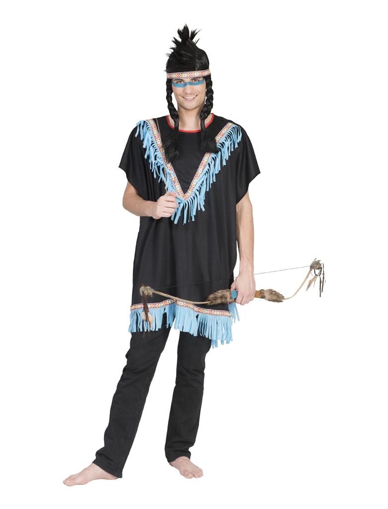Costume Uomo Poncho Indiano d'America Comachi Tg 52/54