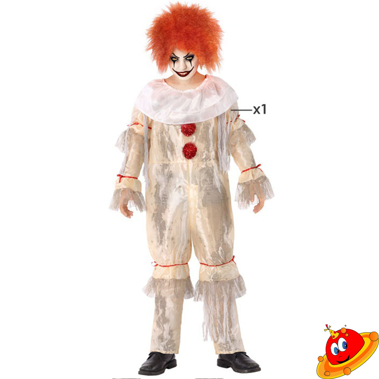 Costume Horror Clown IT la vendetta bambino