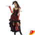 Costume Donna Burlesque Can Can Rosso