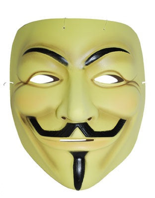 Travestimento Halloween Maschera Guy Fawkes Anonymous